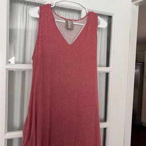 Anthropologie Dolan Left Coast Collection Tie Front T-Shirt Dress